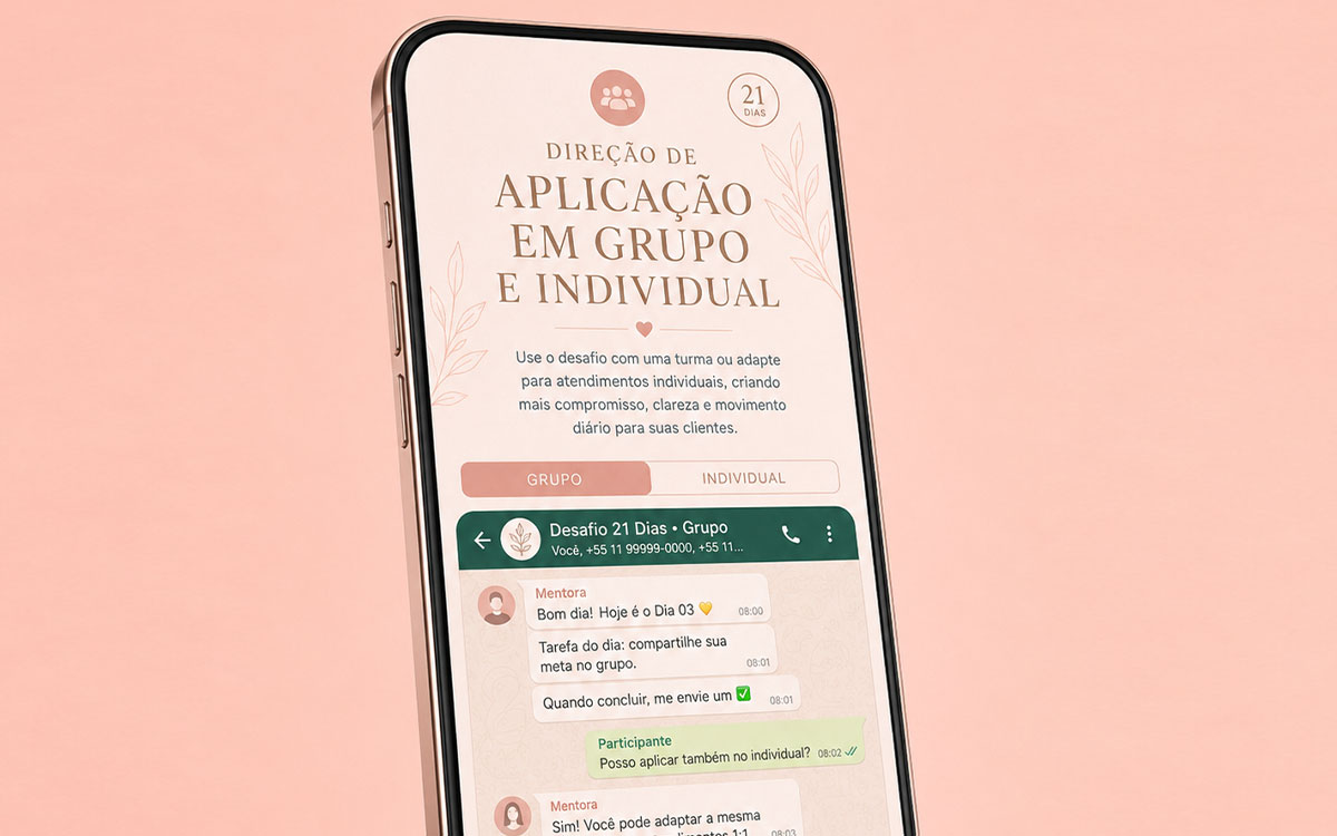 Direção de Aplicação em Grupo e Individual